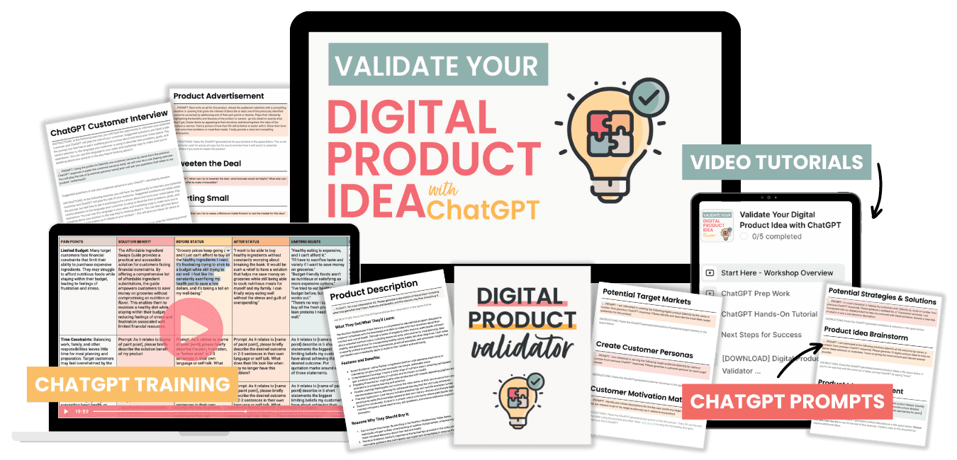 Validate Your Digital Product Idea with ChatGPT