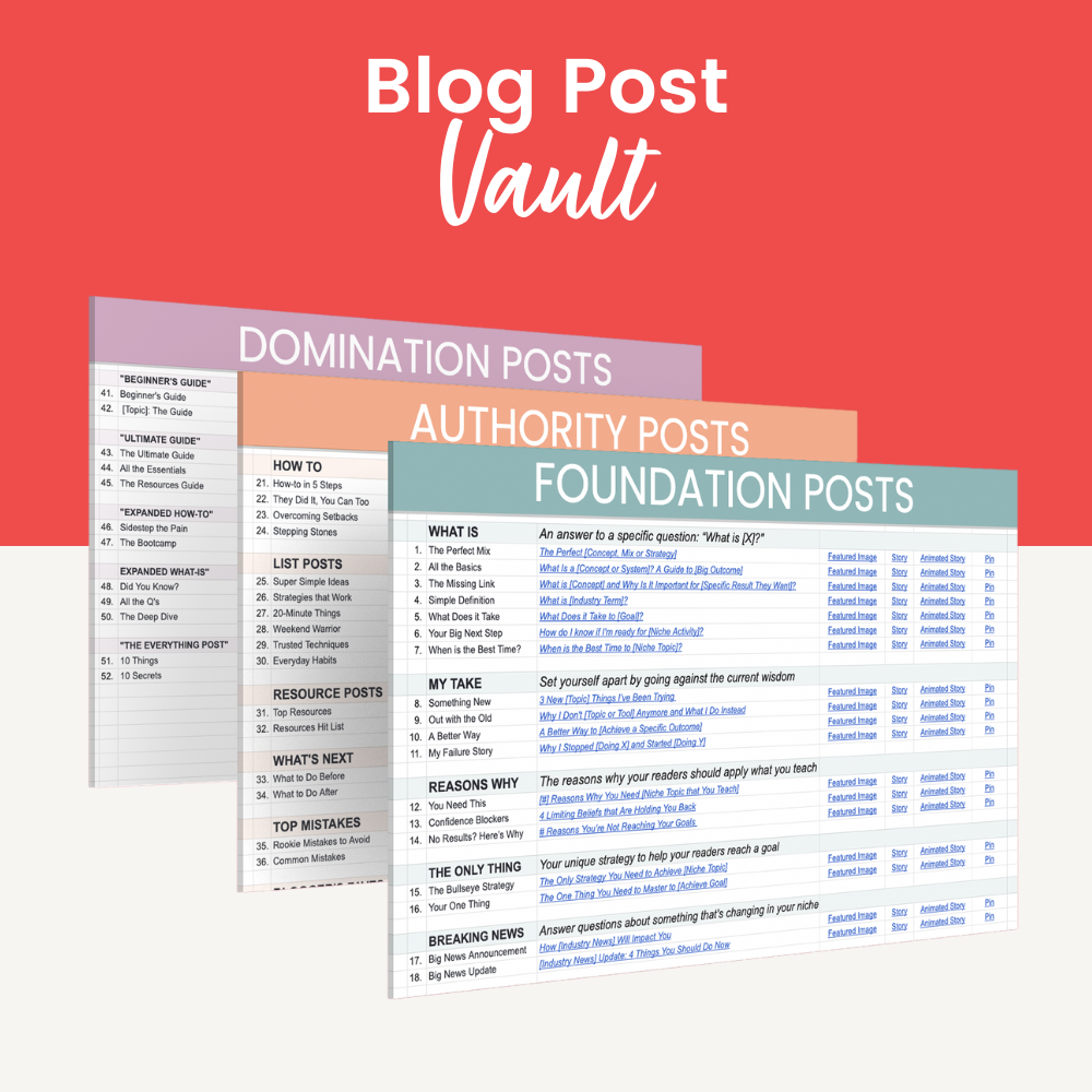 Blog Post Vault