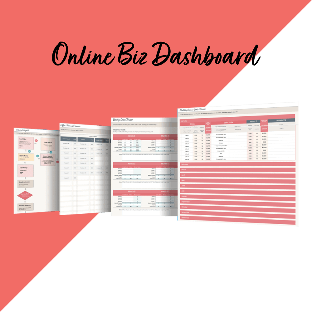 Online Biz Dashboard