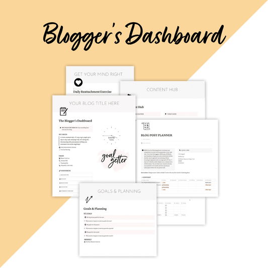 Blogger’s Dashboard